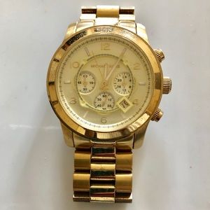 Michael Kors Runway Watch- Gold